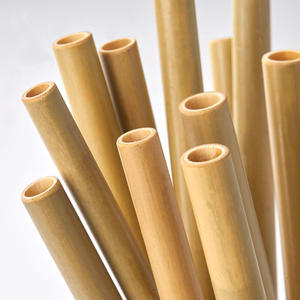 Pailles à boire en fibre de bambou biodégradable – Vaisselle écologique réutilisable - Product Image 2