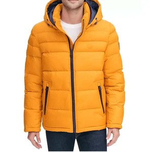 Manteau rembourré chaud pour hommes, logo personnalisé, vêtements d'extérieur d'hiver, veste à bulles d'air pour hommes, vêtements d'extérieur pour hommes, vente en gros - Product Image 1