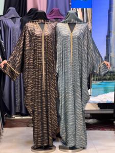 2025 nueva ropa islámica tradicional de Dubái para mujeres hermosa Abaya negra de Arabia Saudita paños del Golfo accesorios musulmanes - Product Image 2