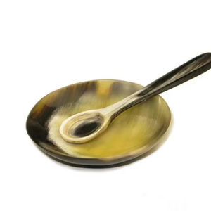 Cuencos de estilo clásico pulido de tamaño personalizado con cuerno Natural, platos desechables únicos para servir, fiestas con logotipo personalizado - Product Image 1