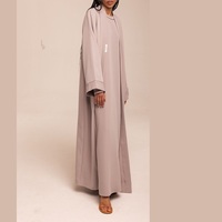 Derniers modèles de vêtements traditionnels islamiques musulmans Abaya pour femmes Abaya Designs Kaftan baggy forme en V élégant Kaftan traditionnel
