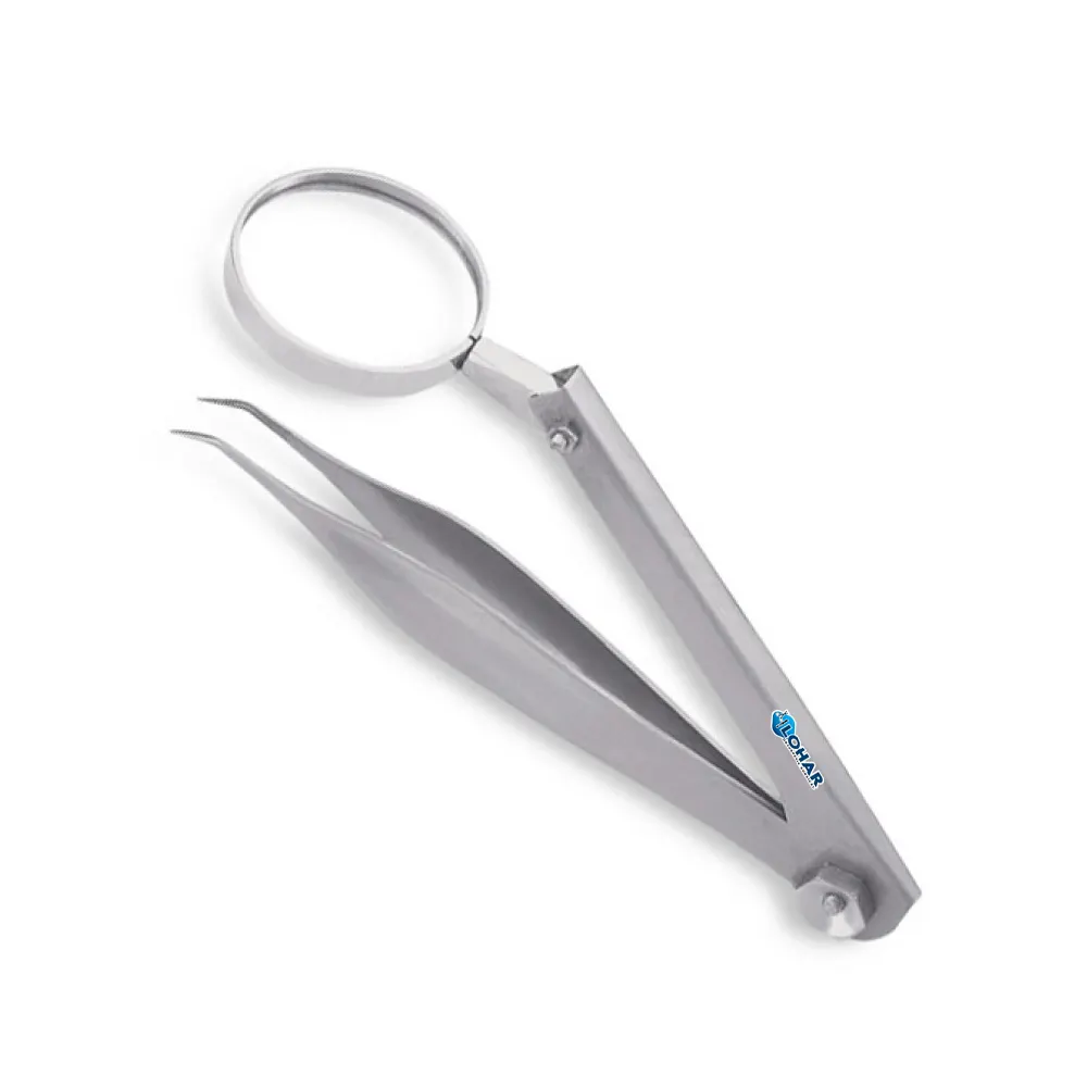 Hot sale Magnifying Tweezers Pointed Size : 11 cm Magnifying glasses lash extension Stainless Steel Tweezers