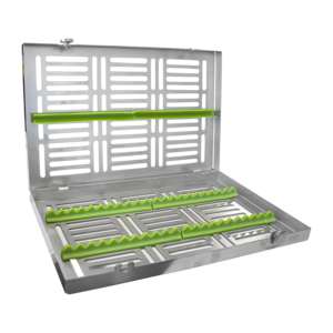 Cassette de Acero Inoxidable de Alta Calidad para Equipo Dental, Bandeja de Esterilización en Autoclave de 10 Piezas, Soporte para Scalers Manuales, QUIRÚRGICO - Product Image 5