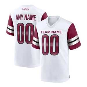 Best Quality Breathable Lightweight American Football Uniform Jersey with Custom Colors & Sizes 100% Polyester - Product Image 1