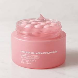 Soins de la peau coréens Medicub Salmon DNA PDRN Niacinamide Pink Collagen Capsule Cream Crème hydratante pour le visage - Product Image 4