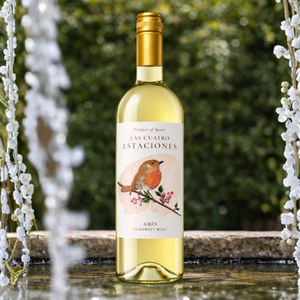 Las Cuatro Estaciones - Vino Blanco Semidulce 100% Airen 11% ABV Vino Blanco Español 750ml - Product Image 2
