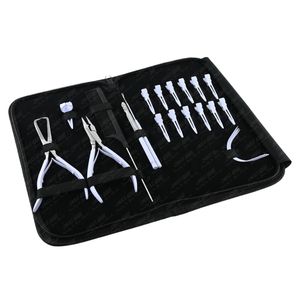 Meilleure vente, kit d'outils d'extension de cheveux, épilation à micro-lien et outil de sertissage à micro-anneau, aiguille de trame courbe en C, peigne de séparation - Product Image 6