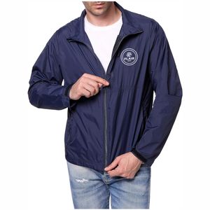 แจ็กเก็ตกันลมน้ำหนักเบาของผู้ชายมีกระเป๋าซิปและปลอกปรับได้ - Product Image 3