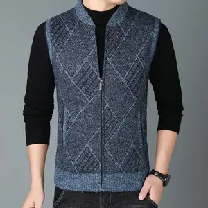 Logo personnalisé hommes fermeture éclair polaire gilet respirant coupe-vent sans manches veste décontracté hiver vêtements de travail uniforme OEM Service - Product Image 6