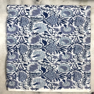 Tela de Algodón Estampada en Bloque de Primera Calidad, Ecológica y Ligera para Confección de Vestidos, Hecha a Mano en India con Diseño Floral - Product Image 2