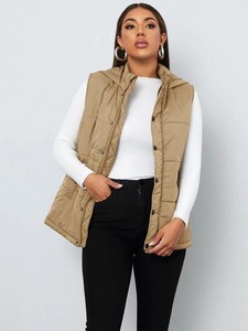 Chaqueta acolchada de invierno personalizada para mujer, chaleco acolchado con burbujas, abrigos, chaquetas de moda para mujer a la venta - Product Image 4