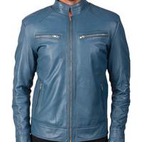 Dernière mode veste d'hiver en peau de mouton de haute qualité pour hommes nouvelle arrivée veste en cuir vestes en cuir uni de haute qualité