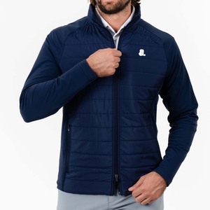 Chaqueta Híbrida de Invierno Extra Grande para Hombre, Estilo Urbano, con Cierre, Ajustada, Ligera, Acolchada, con Cuello Alto y Resistente al Viento - Product Image 1