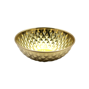 Bol de forme ronde en fer au design unique pour cuisine et table Bol de service de couleur blanche et bols décoratifs faits à la main en vrac - Product Image 3