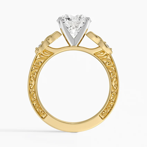 Classic <b>925</b> <b>Silver</b> Solitaire <b>Ring</b> Round Cut Lab Grown Diamond Affordable Luxury <b>Ring</b> for Engagement Anniversary or Gift For Her - Product Image 6