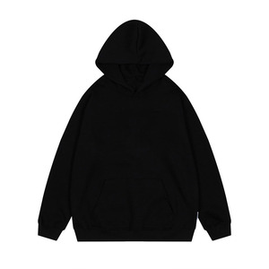 Sweat à capuche brodé surdimensionné 350 Gsm, sweat à capuche en coton éponge français, sweat à capuche unisexe imprimé avec logo brodé - Product Image 4