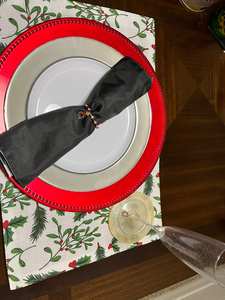 Anillos de servilletas, anillos de servilletas de ratán, anillos de servilletas de mimbre, Decoración de mesa - Product Image 2