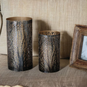 Hot Selling <b>Set</b> of 2 Handmade Customized Black Metal Votive Holder <b>Candle</b> Stand Unique Home Decorative Item for Christmas Easter - Product Image 1