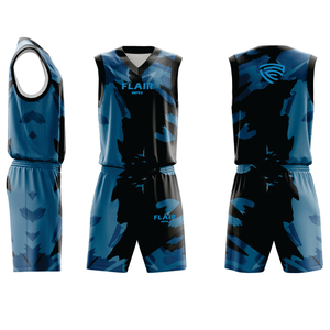 Ensemble de maillots de basket-ball de haute qualité pour hommes impression numérique personnalisable chemise de sport respirante hauts shorts vêtements de basket-ball - Product Image 4