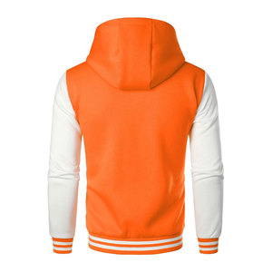 Chaqueta universitaria ligera y personalizada, camisa de manga larga para Calle, chaqueta informal con cremallera, top de colores chocantes - Product Image 5