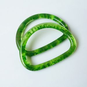 Bambou D Forme Poignées Anneau Sac À Main Sangles Écologique Personnalisé Couleur DIY Sac Accessoires pour Sacs À Main De L'Inde - Product Image 4