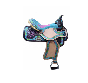 อานม้าหนังวัวสาวแบบตะวันตก/อานม้าม้าม้าแบบสวมสบายสำหรับสาววัวแบบตะวันตก - Product Image 1