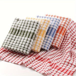 100% Cotton Premium Weave Tea <b>Towel</b> Kitchen Terry <b>Embroidered</b> Dishcloth Striped Printed Quality Golf <b>Towels</b> for Dropshipping - Product Image 4