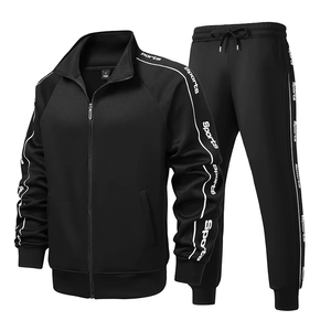 Chándal Deportivo Transpirable de Algodón 100% Estampado para Hombre, Invierno 2025, para Entrenamiento Físico de Talla Grande - Product Image 2