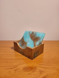 Sous-verres créatifs en résine époxy pour boissons personnalisées Sous-verres en époxy rouge de luxe exquis Coussinets ronds et carrés personnalisés à sublimation - Product Image 5