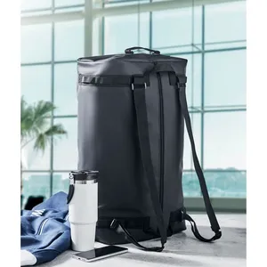 Sac de sport personnalisable en toile avec cordon de serrage pour merchandising promotionnel - Product Image 4