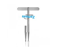 Ciseaux chirurgicaux dentaires manuels en acier inoxydable de haute qualité, non stériles, classe I, pour levage et retournement, droits, 3 mm