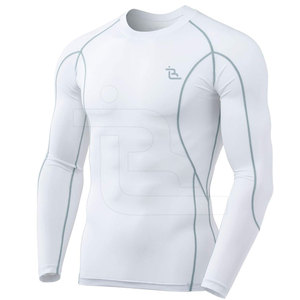 ผู้ผลิตมืออาชีพ รับผลิตเสื้อแรชการ์ดผู้ชายแบบสั่งทำพิเศษ ป้องกันแบคทีเรีย ระบายอากาศได้ดี แห้งเร็ว ไซส์ใหญ่ ราคาขายส่ง - Product Image 1