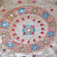 Housses de chaise et de table brodées pour décoration de mariage, élégantes, florales, faites à la main, pour banquets, fêtes et occasions spéciales