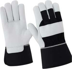 Guantes de Cuero al por Mayor OEM con Logotipo Personalizado, Cuero Resistente, Agarre Duradero para Trabajo Industrial, Seguridad y Protección al Aire Libre - Product Image 4