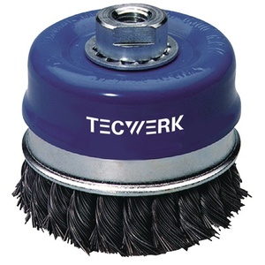 แปรงขัดถ้วย D.80 มม. ลวดหนา 0.5 มม. STA 8500min- TECWERK - Product Image 1