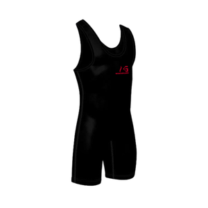 Maillot de lutte personnalisé imprimé sur le devant, bleu uni, débardeur, combinaison de sport sans manches, uniforme d'entraînement pour la lutte - Product Image 2