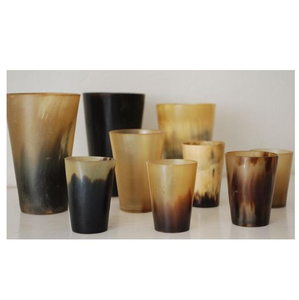 แก้วไวน์แบบสั้นทำจากฮอร์นธรรมชาติด้วยงานฝีมือสุดหรู - Product Image 5