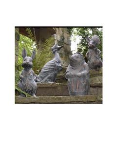 Sculpture d'animal en fer cher de haute qualité avec des détails artistiques vintage conçus pour améliorer les paramètres de jardin extérieur à thème rustique - Product Image 2