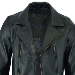 Chaqueta de Cuero de Primera Calidad para Hombre, Cuello Alto, Delantera Resistente, Ligera, Chaqueta de Invierno Cómoda y Transpirable, Más Vendida - Product Image 4