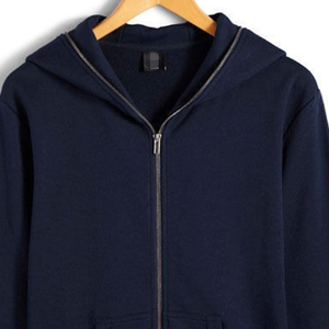 Vente en Gros de Qualité Supérieure Logo Personnalisé Intégral Zippé Blouson en Strass pour Hommes Pull Manteau Sweat à Capuche Zippé pour Hommes - Product Image 2