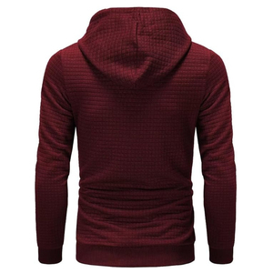Sweat à capuche d'hiver athlétique pour hommes, pull décontracté à manches longues, vêtements d'entraînement, polaire imprimée de qualité respirante, nouvel arrivage - Product Image 6
