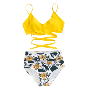 2024 High Waist <b>Bikini</b> Ruffle Swimsuit <b>Push</b> <b>up</b> <b>Bikinis</b> <b>Set</b> Bathing Suit Beachwear - Product Image 2