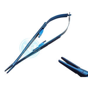 Portaagujas Castroviejo Recto con Bloqueo para Sutura Oftálmica y Microquirúrgica - Product Image 4