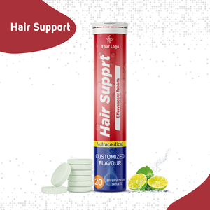 Soin des cheveux naturels de haute qualité Comprimés effervescents en gros du fabricant indien Hair Support Healthcare Suppléments - Product Image 2