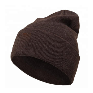 Gorro de punto de invierno Unisex 100% gorro de pescador de lana logotipo personalizado diseño de fabricante de alta calidad imagen de escena de playa de moda caliente - Product Image 5