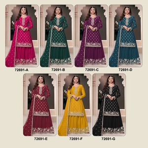 Costumes Palazzo élégants exclusifs avec Dupatta parfaits pour les tenues de fête, les fêtes et les événements formels disponibles à un prix abordable - Product Image 4
