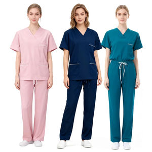 Tenues médicales imprimées en tissu polycoton 175 GSM, uniformes d'infirmière d'hôpital, vêtements de travail médicaux sur mesure - Product Image 2