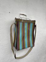 Sacs à fermeture éclair réutilisables en nylon PP recyclé écologique indien, avec sangle en PP, design couleur personnalisé, impression offset, approvisionnement en gros pour