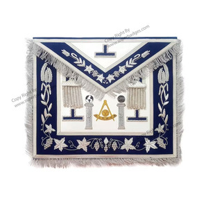 Tablier maçonnique Regalia brodé à la main de haute qualité Tabliers maçonniques de maître de haute qualité - Product Image 6