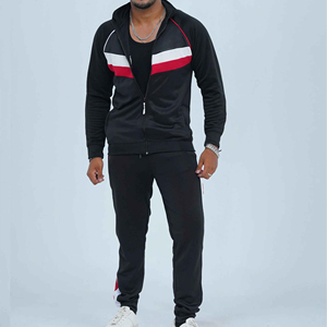 Ensemble de survêtement coupe-vent sur mesure OEM, vêtements de sport pour hommes, ensemble de jogging deux pièces, veste coupe-vent à manches longues pour hommes - Product Image 2